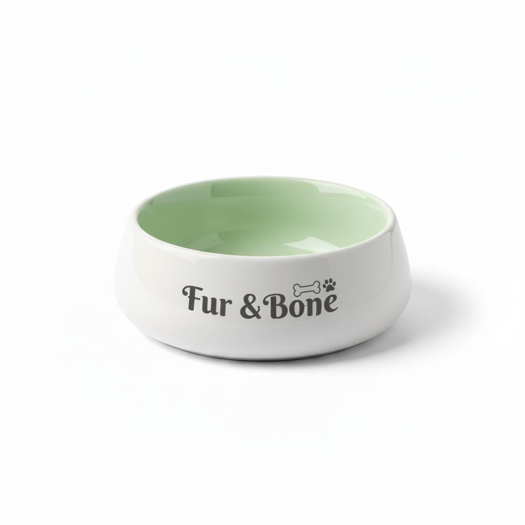 Premium Ceramic Dog Food Bowl – Non-Slip, Durable & Easy to Clean Pet Feeding Dish